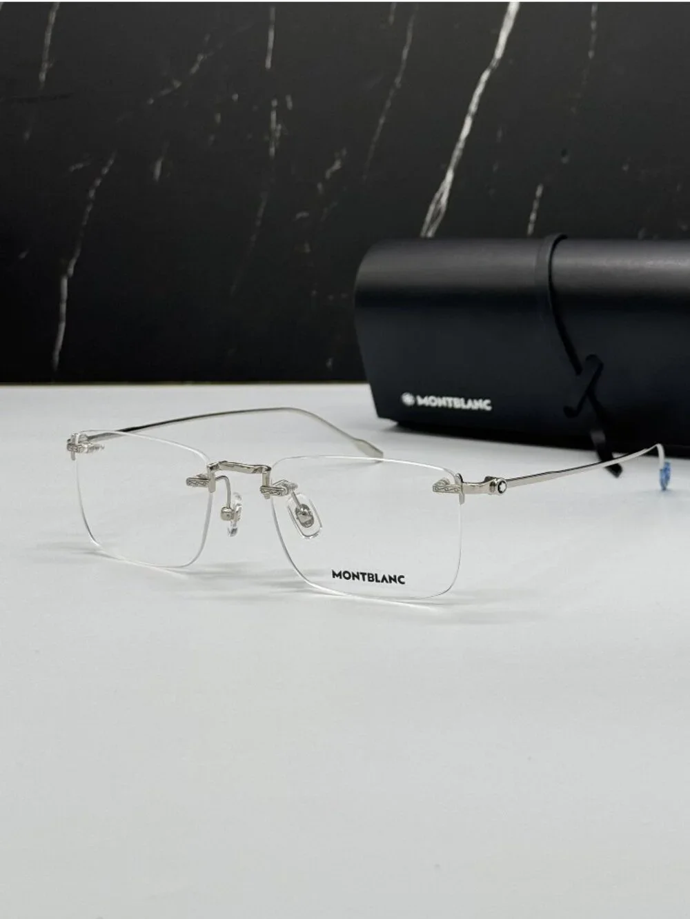 NWT Montblanc Rimless Eyeglasses MB0241O 001